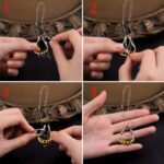 Embrace Every Promise – Crescent Moon Ring Holder Necklace – A Cherished Keepsake for Her Special Moments - Image 9