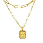 Embrace Your Story – Custom Layered Initial Necklace – A Cherished Gift for Loved Ones - Image 2