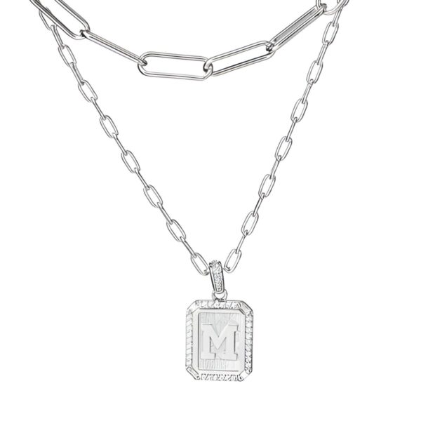 Custom layered initial necklace for heartfelt connections