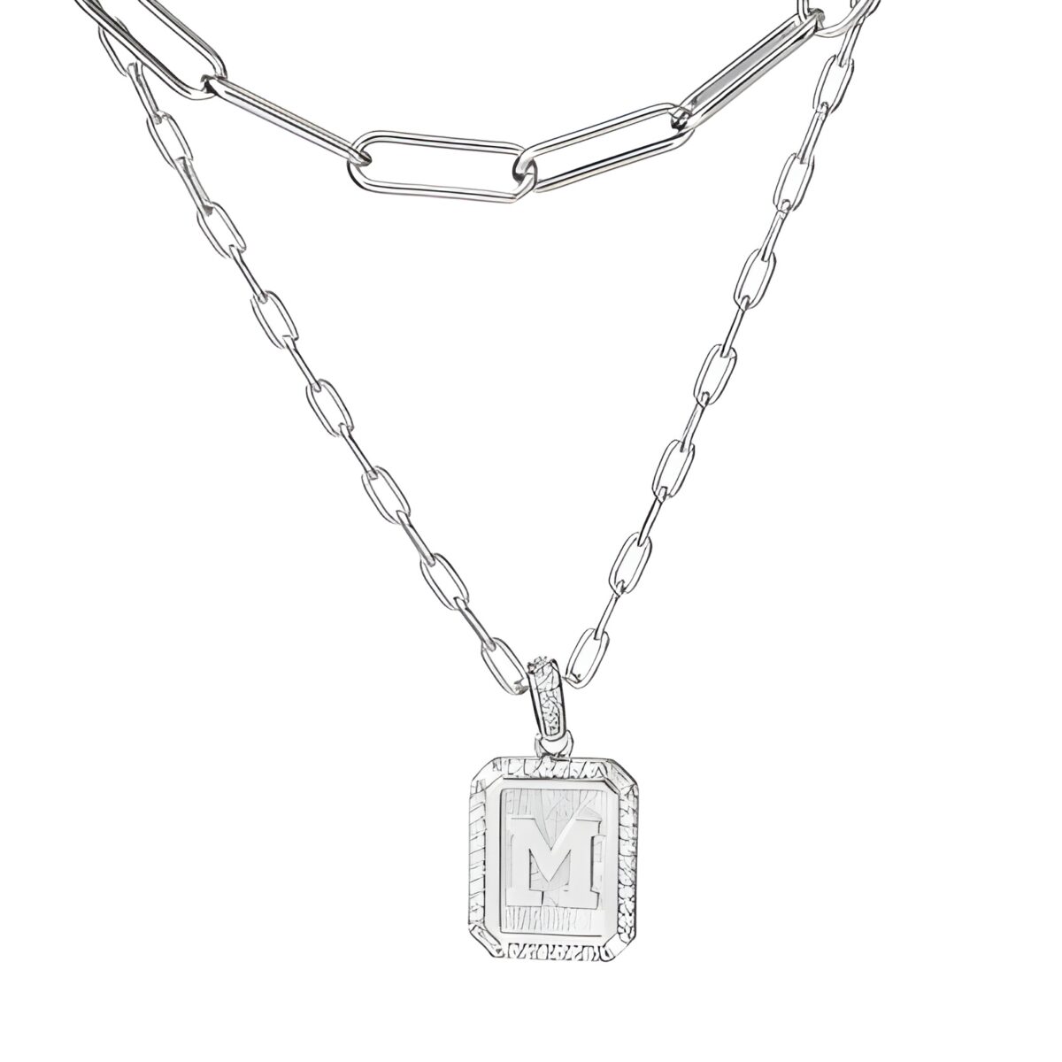 PG869_featured Custom layered initial necklace for heartfelt connections