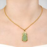 Embrace Serenity – Jade Buddha Lotus Pendant Necklace – A Meaningful Treasure for Her Journey - Image 6
