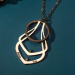 Embrace Your Love Story – Custom Ring Holder Necklace with Birthstone – A Cherished Keepsake for Her - Image 7