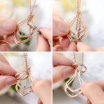 Embrace Your Love Story – Custom Ring Holder Necklace with Birthstone – A Cherished Keepsake for Her - Image 8