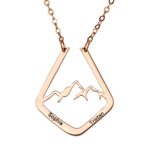 Carry Your Love Close – Mountain Ring Holder Necklace – A Thoughtful Keepsake for Her Every Day - Image 2
