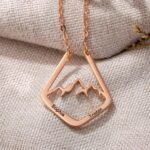 Carry Your Love Close – Mountain Ring Holder Necklace – A Thoughtful Keepsake for Her Every Day - Image 5