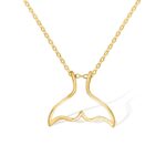 Embrace Every Moment – Sterling Silver Mermaid Tail Ring Holder Necklace – For Cherished Women and Loved Ones - Image 2