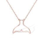 Embrace Every Moment – Sterling Silver Mermaid Tail Ring Holder Necklace – For Cherished Women and Loved Ones - Image 3