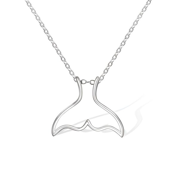 Mermaid tail ring holder necklace for cherished women