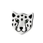 Embrace the Wild Spirit – Sterling Silver Leopard Face Stud Earrings – For Nature Lovers and Dreamers - Image 2