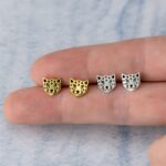 Embrace the Wild Spirit – Sterling Silver Leopard Face Stud Earrings – For Nature Lovers and Dreamers - Image 6