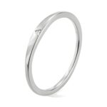 Carry Your Story Close – Delicate Initial Stacking Ring – For Her Everyday Elegance - Image 2