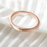 Carry Your Story Close – Delicate Initial Stacking Ring – For Her Everyday Elegance - Image 4