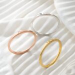 Carry Your Story Close – Delicate Initial Stacking Ring – For Her Everyday Elegance - Image 6