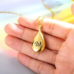 Hold Their Memory Close – Teardrop Memorial Urn Necklace – For Cherishing Loved Ones and Pets - Image 2