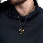 Embrace Courage and Strength – Birthstone Dragon Sword Necklace – A Bold Treasure for the Fearless Soul - Image 6