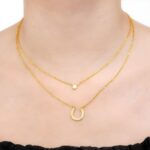 Embrace Fortune and Elegance – Layered Horseshoe Necklace Set – For Her Special Moments - Image 5
