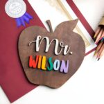 Celebrate Their Dedication – Custom Teacher Desk Name Plate – A Thoughtful Token for Every Season - Image 3