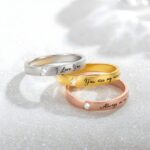 Forever United – Engraved His & Hers Matching Wedding Rings – A Promise to Cherish Together - Image 4