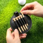 Carry the Game Close – Custom Leather Golf Bag Tag & Tee Holder – For the Passionate Golfer in Your Life - Image 4
