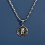 Embrace Serenity – Buddha Head Pendant Necklace – A Meaningful Token for Him - Image 3