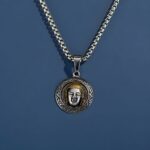 Embrace Serenity – Buddha Head Pendant Necklace – A Meaningful Token for Him - Image 4