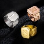 Carry Your Story – Custom Initial Signet Ring – A Timeless Tribute for Loved Ones - Image 4