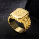 Carry Your Story – Custom Initial Signet Ring – A Timeless Tribute for Loved Ones - Image 6