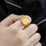 Carry Your Story – Custom Initial Signet Ring – A Timeless Tribute for Loved Ones - Image 8
