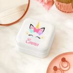 Enchant Their Dreams – Custom Children's Jewelry Box with Magical Unicorn or Mermaid – A Cherished Keepsake for Little Girls - Image 5