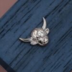 Embrace Gentle Charm – Sterling Silver Highland Cow Earrings – For Animal Lovers and Special Moments - Image 6