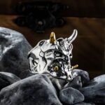Embrace Strength and Mystery – Hannya Spirit Ring – For Him on Moments That Matter - Image 5
