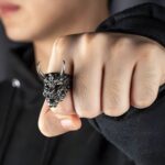 Embrace Strength and Mystery – Hannya Spirit Ring – For Him on Moments That Matter - Image 7
