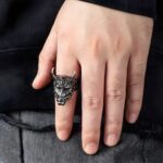 Embrace Strength and Mystery – Hannya Spirit Ring – For Him on Moments That Matter - Image 8