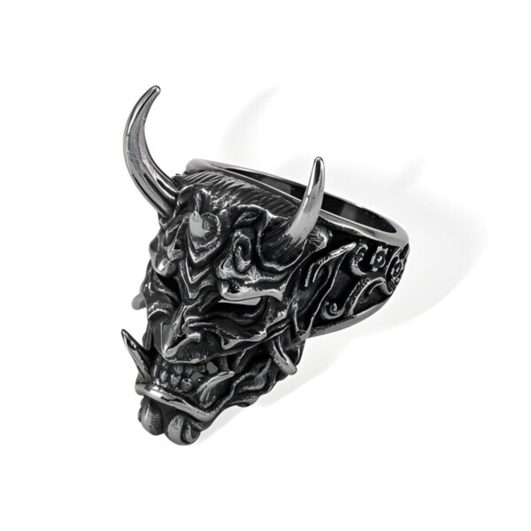 Hannya Spirit Ring for Him – Embrace Strength