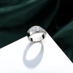Embrace Timeless Elegance – Men's Sparkling Cubic Zircon Eternity Band – For Your Forever Promise - Image 3