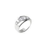 Men's Sparkling Cubic Zircon Eternity Band for commitment