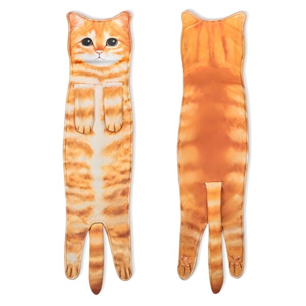 Charming cat hand towels for cat lovers' cozy homes