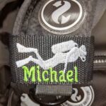 Dive with Confidence – Custom Embroidered Scuba BCD Name Tag – For the Passionate Diver - Image 2
