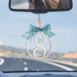 Carry Your Initial with Grace – Custom Beaded Car Mirror Charm – A Thoughtful Keepsake for Her - Image 12