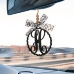 Carry Your Initial with Grace – Custom Beaded Car Mirror Charm – A Thoughtful Keepsake for Her - Image 7