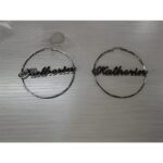 Embrace Your Story – Custom Name Hoop Earrings – A Unique Treasure for Her - Image 3