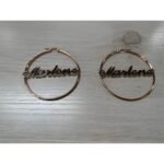 Embrace Your Story – Custom Name Hoop Earrings – A Unique Treasure for Her - Image 5