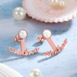 Whisper Your Story – Custom Name Pearl Stud Earrings – A Timeless Gift for Her - Image 5
