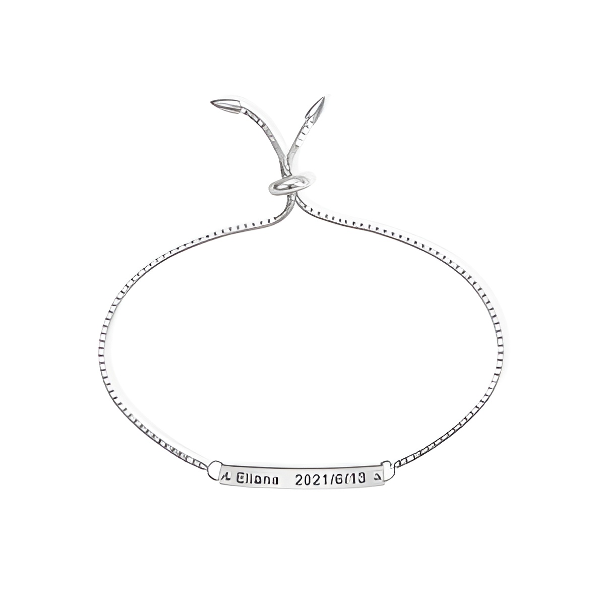 Custom name bar bracelet for meaningful connections