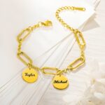 Carry Your Loved Ones Close – Family Name Disc Bracelet – A Timeless Treasure for Cherished Connections - Image 4