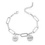 Family Name Disc Bracelet to carry your loved ones close
