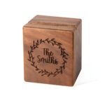 Hold Your Love Story Close – Triple Walnut Ring Box for Cherished Moments Between Two Hearts - Image 12