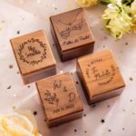 Hold Your Love Story Close – Triple Walnut Ring Box for Cherished Moments Between Two Hearts - Image 6