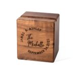 Hold Your Love Story Close – Triple Walnut Ring Box for Cherished Moments Between Two Hearts - Image 10