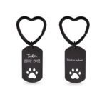 Carry Your Loyal Companion Close – Custom Dog Tag Paw Keychain – A Heartfelt Token for Pet Lovers - Image 4